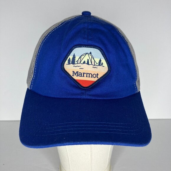 Marmot Other - Marmot Blue Adjustable Snapback Mesh Hat